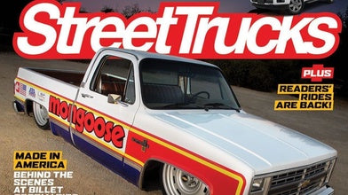 Rad Mongoose Lowrider Scores Cover of Street Trucks Magazine