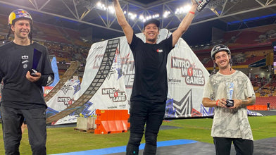 Pat Casey Takes 3rd in BMX Best Trick at Nitro World Games