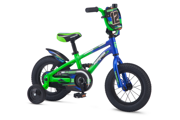 Mongoose bike discount with training wheels